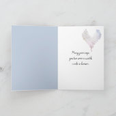 Jubilea lucifers met vlammen kaart (Binnen)