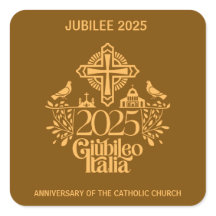 Jubilee 2025 Katholieke Kerk, Aangepaste stickers.