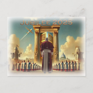 Jubilee 2025, Vaticaan, reissouvenir, cadeau-idee. Briefkaart