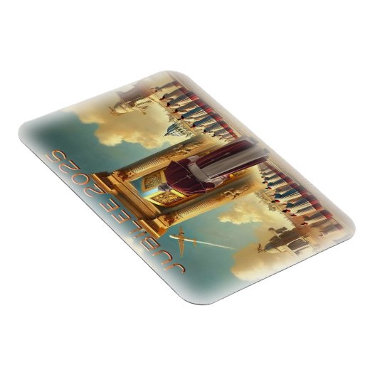 Jubilee 2025, Vaticaan, reissouvenir, cadeau-idee. Magneet (Rechterzijde)
