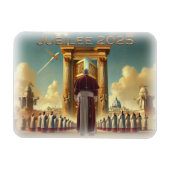 Jubilee 2025, Vaticaan, reissouvenir, cadeau-idee. Magneet (Horizontaal)