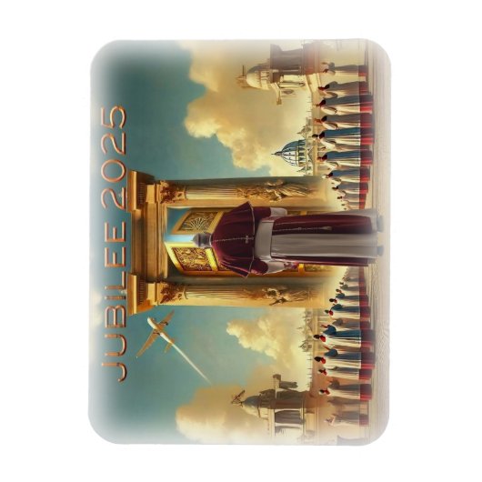 Jubilee 2025, Vaticaan, reissouvenir, cadeau-idee. Magneet (Verticaal)