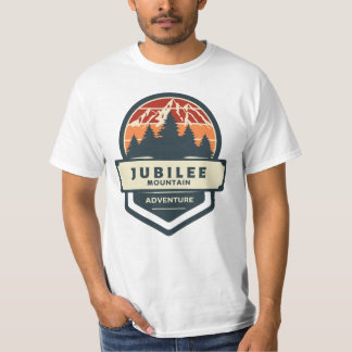 Jubilee bergtop klimmen en wandelen t-shirt