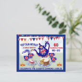 Jubilee Celebration Tea ~ Briefkaart (Staand voorkant)