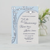 Jubilee Jubileum Folie Uitnodiging (Staand Voorkant)