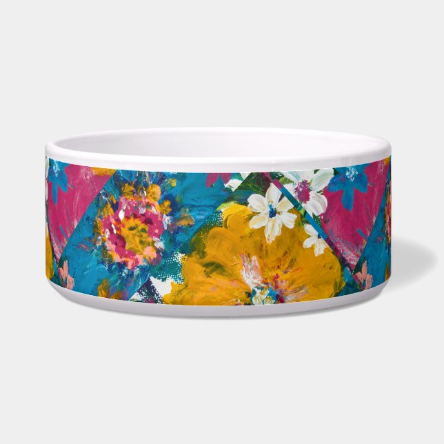 Jubilee Pattern Pet Voerbakje (Rechts)