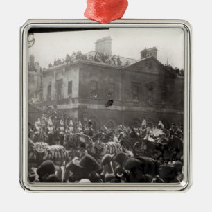 Jubilee Procession in Whitehall, 1887 Metalen Ornament