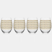 JUBILEE Stamless wijnglas set4 | m3galleryStudio Zonder Voet (Voorkant)