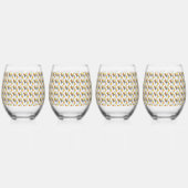JUBILEE Stamless wijnglas set4 | m3galleryStudio Zonder Voet (Achterkant)