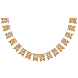 Jubilee trouwdag 75e foto bunting vlaggetjes