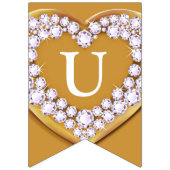 Jubilee trouwdag 75e foto bunting vlaggetjes (Tweede vlag)