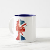 Jubilee Tweekleurige Koffiemok (Voorkant links)