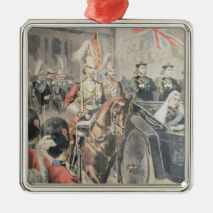 Jubilee van de koningin van Engeland Metalen Ornament