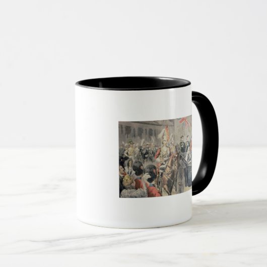 Jubilee van de koningin van Engeland Mok (Voorkant rechts)