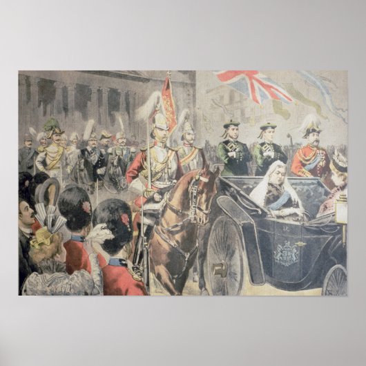 Jubilee van de koningin van Engeland Poster (Voorkant)