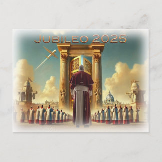 Jubileo 2025 Vaticano, recuerdo viaje idee regalo. Briefkaart