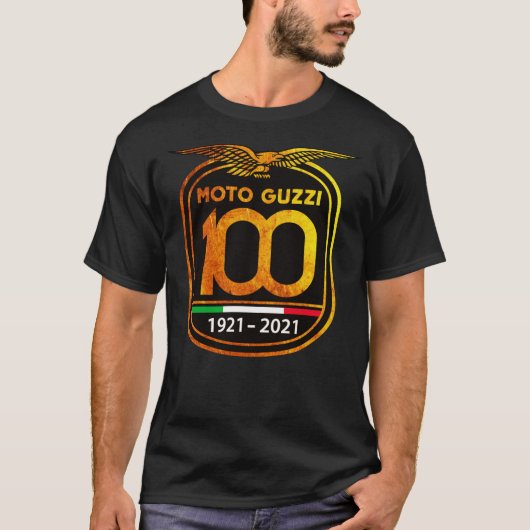 Jubileum 100th Moto Guzzi Essential T-Shirt (Voorkant)