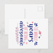 Jubileum 10 jaar geweldige feestdagenkaart (Voorkant / Achterkant)