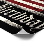 Jubileum 1776-2026 250 Jaar Amerikaans 250e 4e Poster (Hoek)
