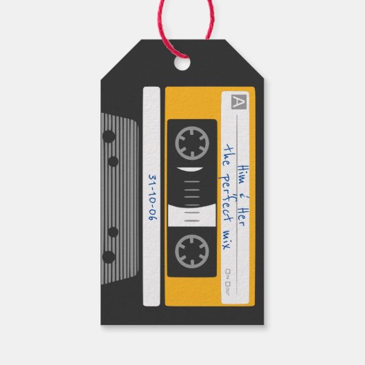 Jubileum 1980:  Cassettebandje Cadeaulabel (Achterkant)