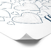 Jubileum 1 bruiloft - 52 redenen waar ik nog steed poster (Hoek)