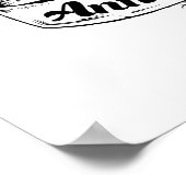 Jubileum 1e bruiloft poster (Hoek)