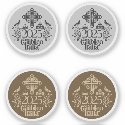 Jubileum 2025 Jubileum van de Katholieke Kerk. Sticker (Voorkant)