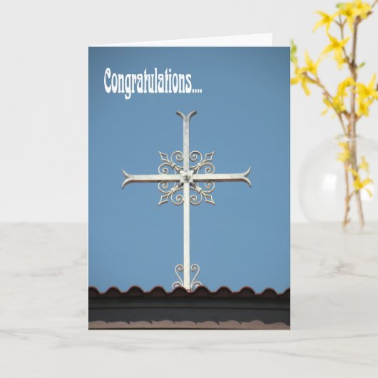 Jubileum 20 jaar als priester kaart (Gele Bloem)