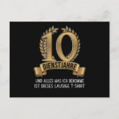 Jubileum 25 jaar werknemers briefkaart (Voorkant)