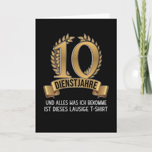 Jubileum 25 jaar werknemers kaart (Voorkant)