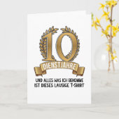 Jubileum 25 jaar werknemers kaart (Gele Bloem)