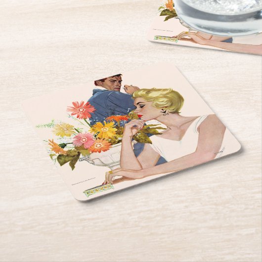 JUBILEUM 2 KARTONNEN ONDERZETTERS (Schuin)