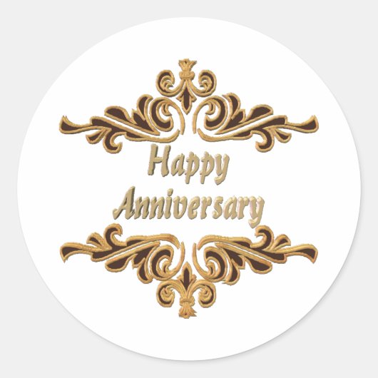 jubileum 2t ronde sticker (Voorkant)
