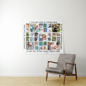 Jubileum 33 Foto Collage Feest Achtergrond Wandkleed (In Situ (horizontaal))