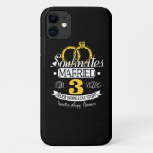 Jubileum 3 jaar huwelijk Case-Mate iPhone case (Achterkant)