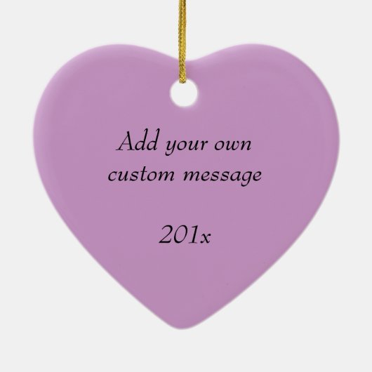 Jubileum 3rd Wedding Keramisch Ornament (Achterkant)