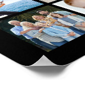 Jubileum 43 Fotocollage Gepersonaliseerde Aangepas Poster (Hoek)