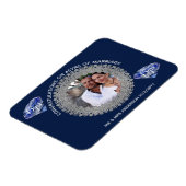 Jubileum 45th Wedding - VOEG FOTO Sapphire Blue TO Magneet (Linkerzijde)