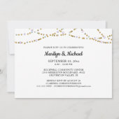 Jubileum 50 JAAR IN FOREVER Goud Retro Kaart (Achterkant)