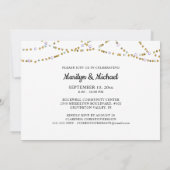 Jubileum 50 JAAR IN FOREVER Gouden Retro Kaart (Achterkant)