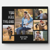 Jubileum 5 Fotocollage U bent de One Black Fotoplaat (Voorkant)