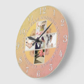 Jubileum 5 foto's Yellow Round Grote Klok (Hoek)