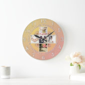 Jubileum 5 foto's Yellow Round Grote Klok (Huis)