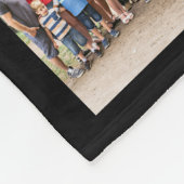 Jubileum 64 Foto Collage Uw Kleur Fleece Deken (Hoek)