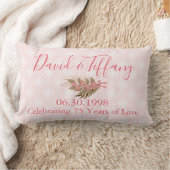 Jubileum 75 jaar roze kussen (Deken)