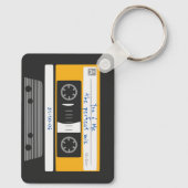 Jubileum 80's  Cassettebandje Sleutelhanger (Achterkant)