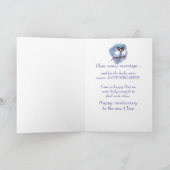 Jubileum aan ÉÉN IK VIND Tortelduifjes Kaart (Binnen)