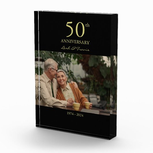 Jubileum aangepaste foto bruiloft modern (Rechts)