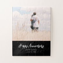 Jubileum aangepaste foto moderne stijlvolle trouwd