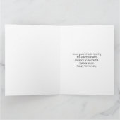 Jubileum Aangepaste foto White Daisies Kaart (Binnen)